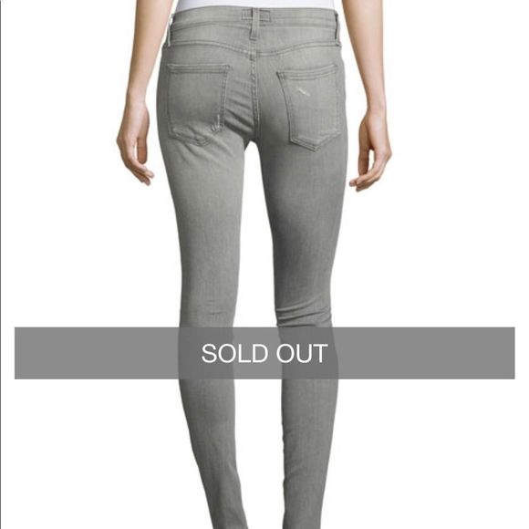 Current/Elliott Grey Skinny Jeans - Picture 3 of 9